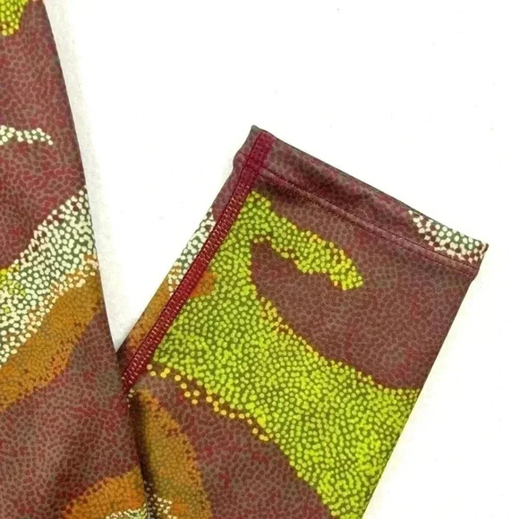 Noli Earthy Dot Camo Sedona Higb Waist Quick Wick 4 Way Stretch Legging Size S - Picture 10 of 15
